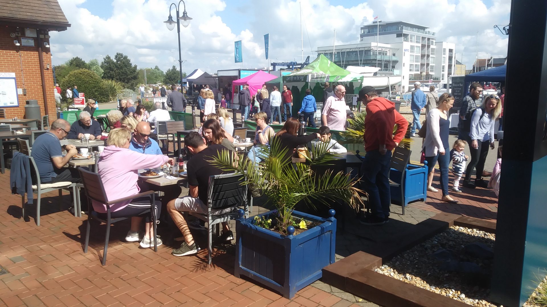 A Great Buzz At The Waterfront Pop Up Food Market